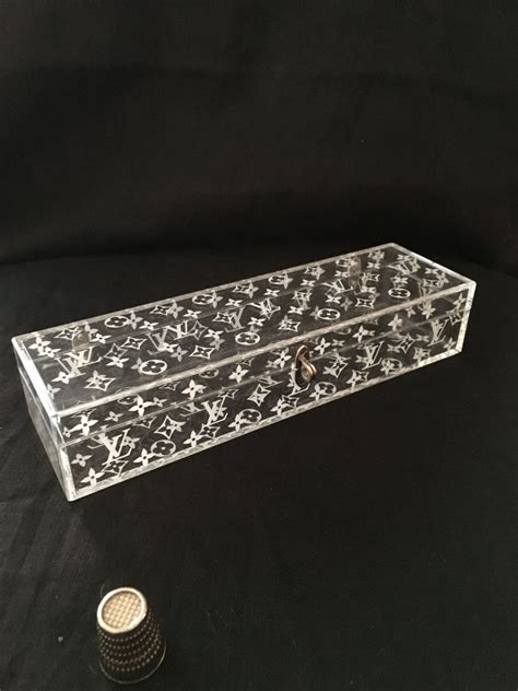 louis vuitton acrylic box|louis vuitton storage boxes.